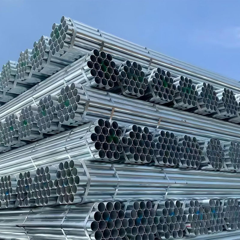 Galvanized steel round pipe